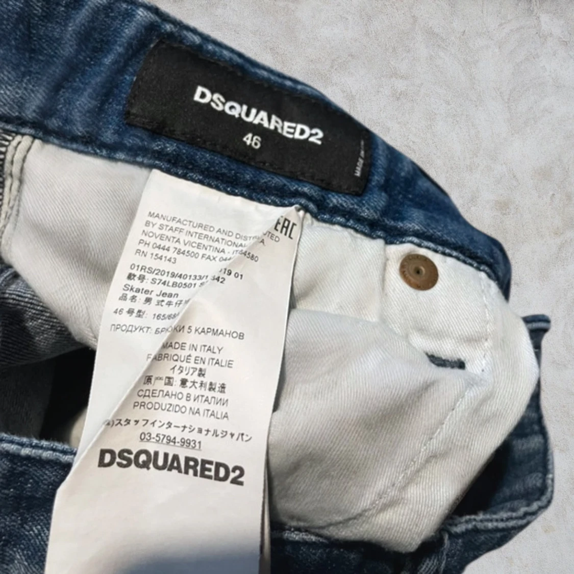 Dsquared2 jeans med slitningar - 4