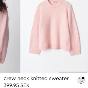 Ljusrosa stickad tröja från Gina Tricot -  Ljusrosa stickad tröja från Gina Tricot. Aldrig använd med prislapp kvar. Storlek: XS🥰 