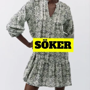 Zara klänning - Söööker denna gröna zara klänning. Skriv till mig om ni har den i S eller M gärna!