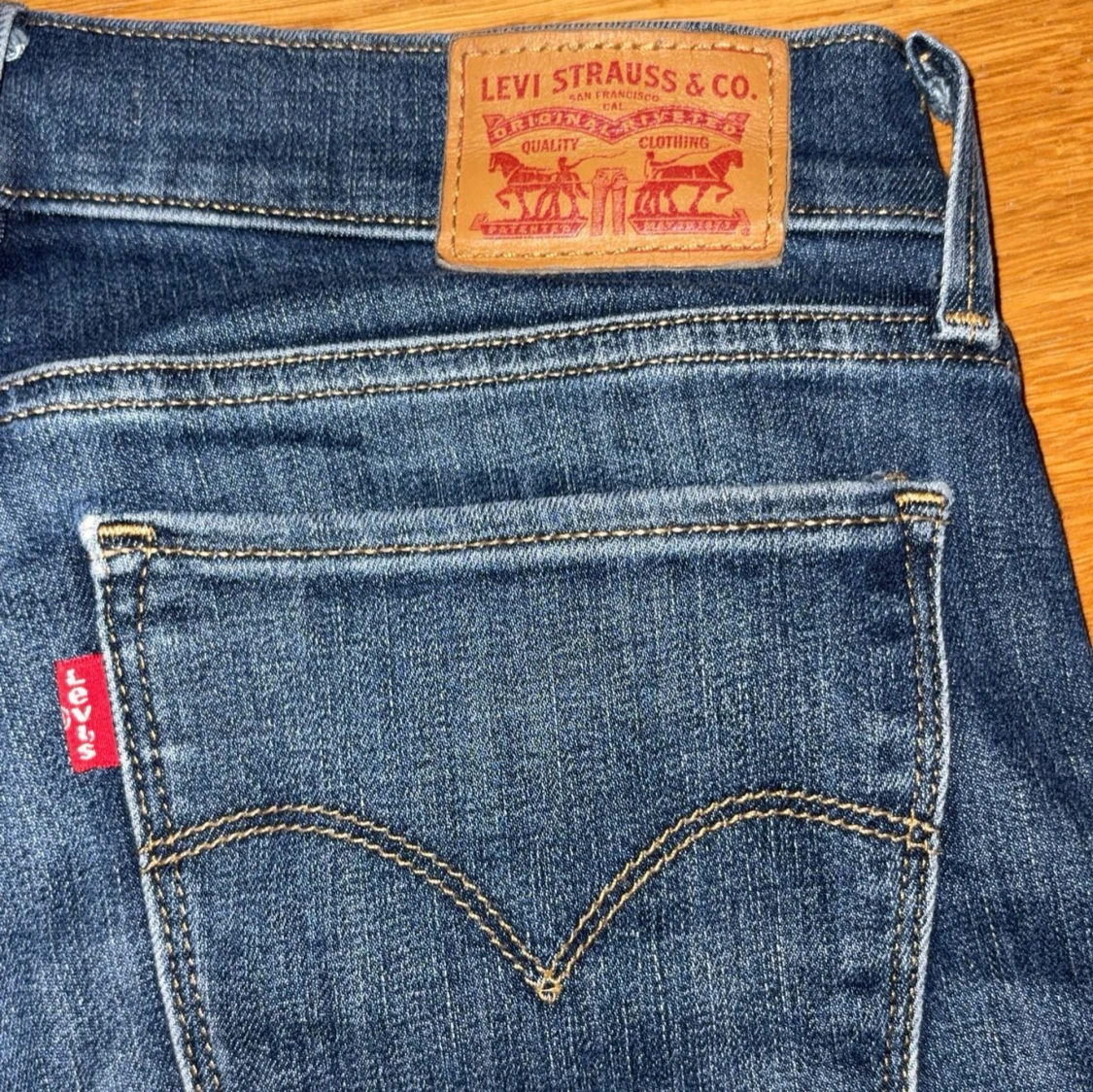 Levi's 710 Super Skinny jeans blå - 4