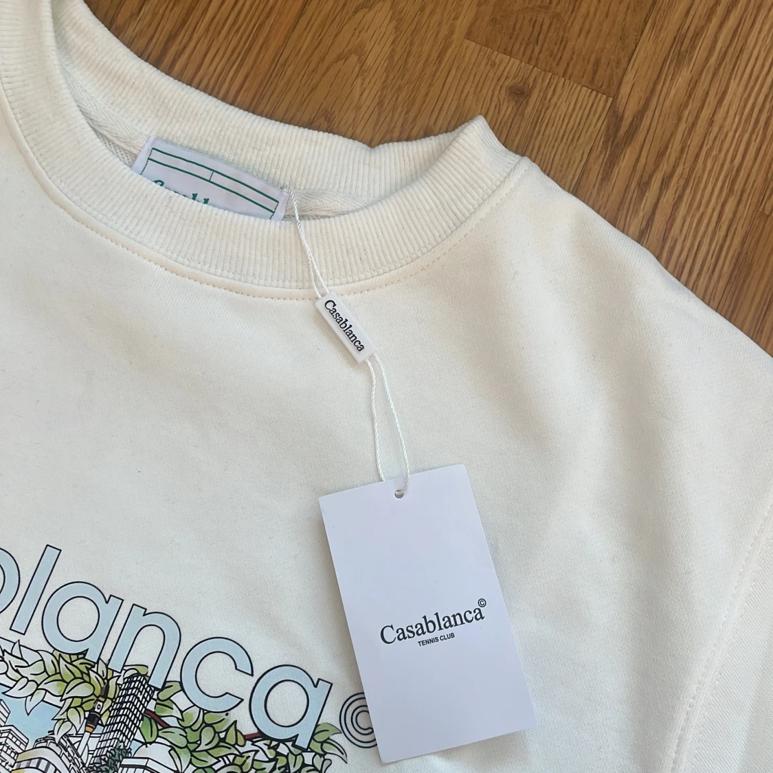 Vit sweatshirt från Casablanca Tennis Club - 3