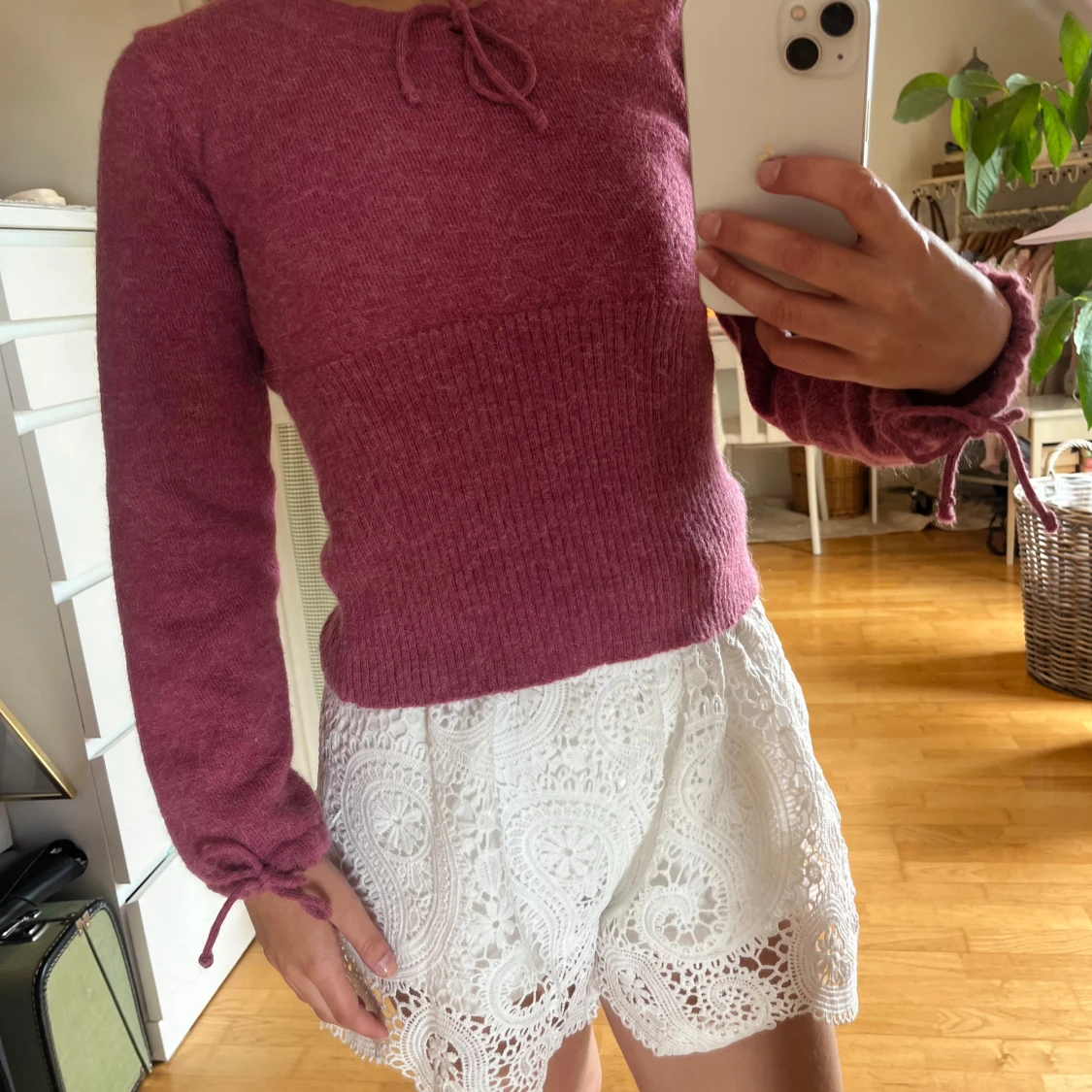 Märkes tröja i ull & alpacka  - 1