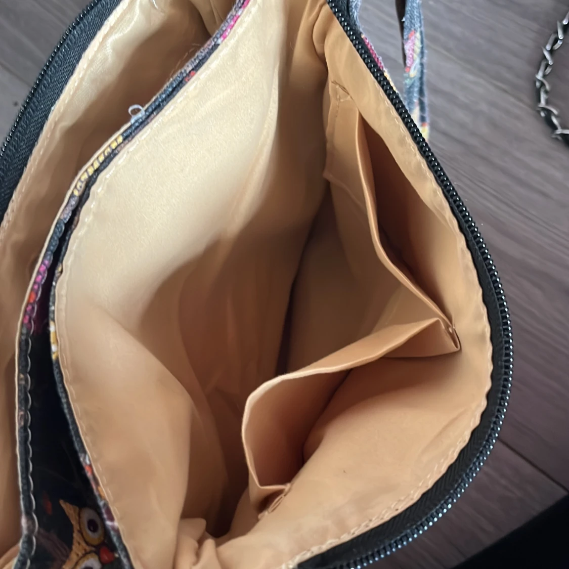 Axelväska med ugglemönster - 3