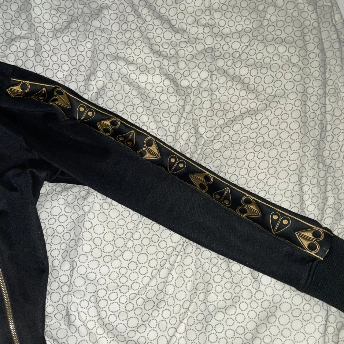 Svart Moose Knuckles kofta med huva - 2