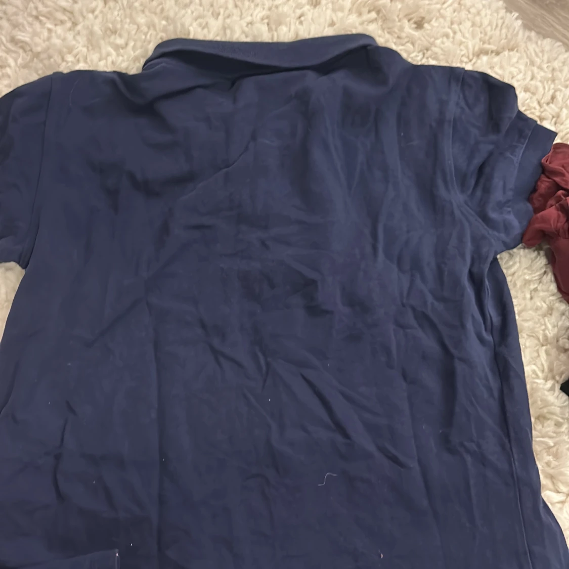 Marinblå pikétröja från J.Lindeberg - 1