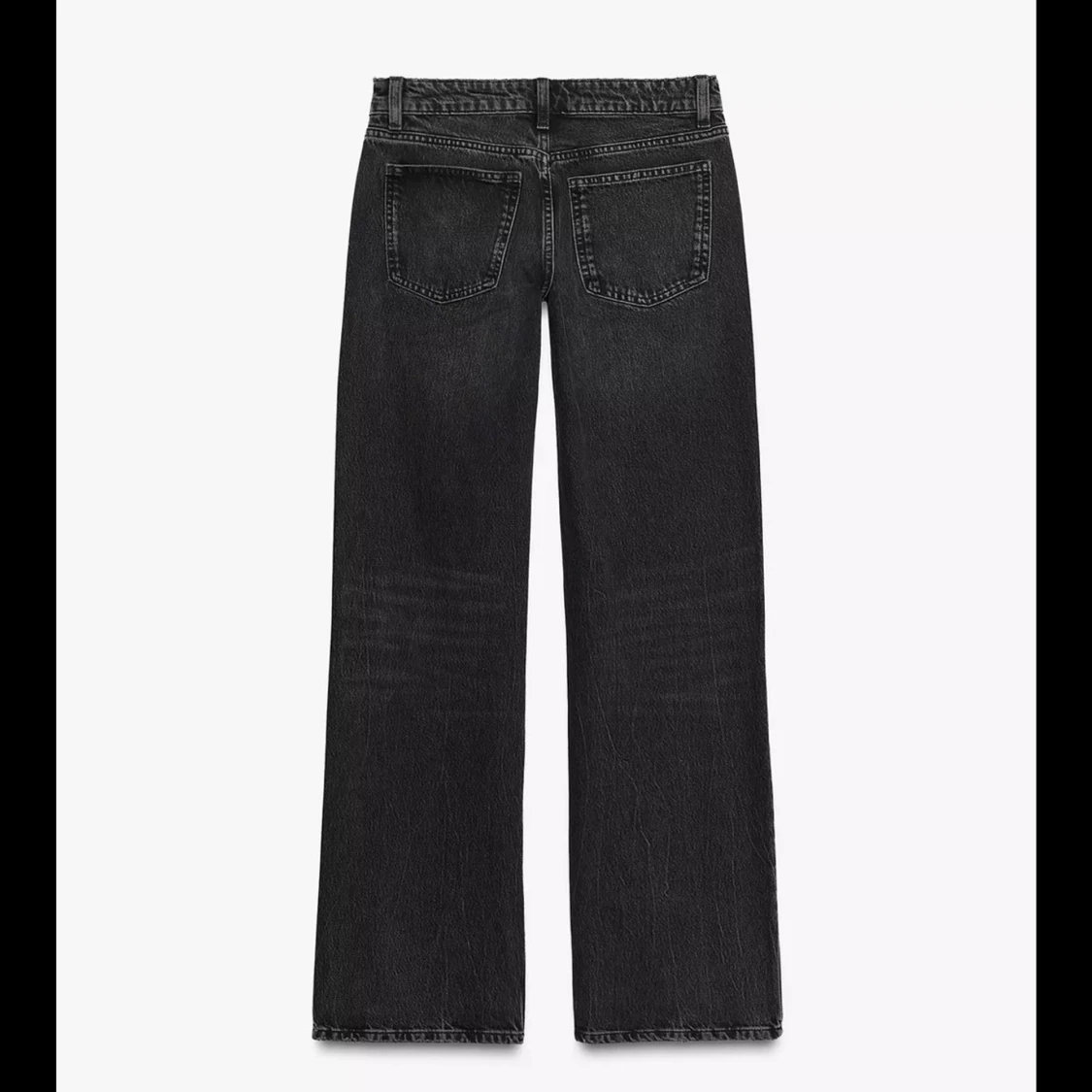 Lågmidjade raka jeans från zara - 2
