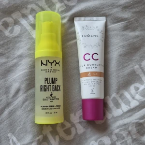 Primer/CC Cream  - En Primer och en CC Cream! Knappt använda, skulle nästan säga helt fulla. Vill man inte köpa båda kostar primern 150 och CC Creamen 100! 🥰 Annars 200 för båda produkterna!