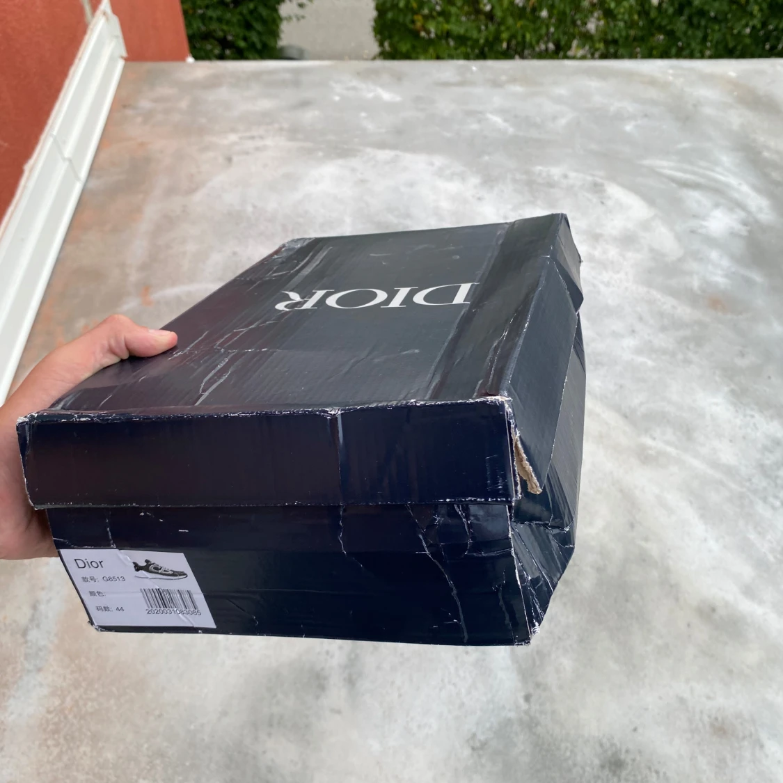 Grå  sneakers med CD-logga - 3