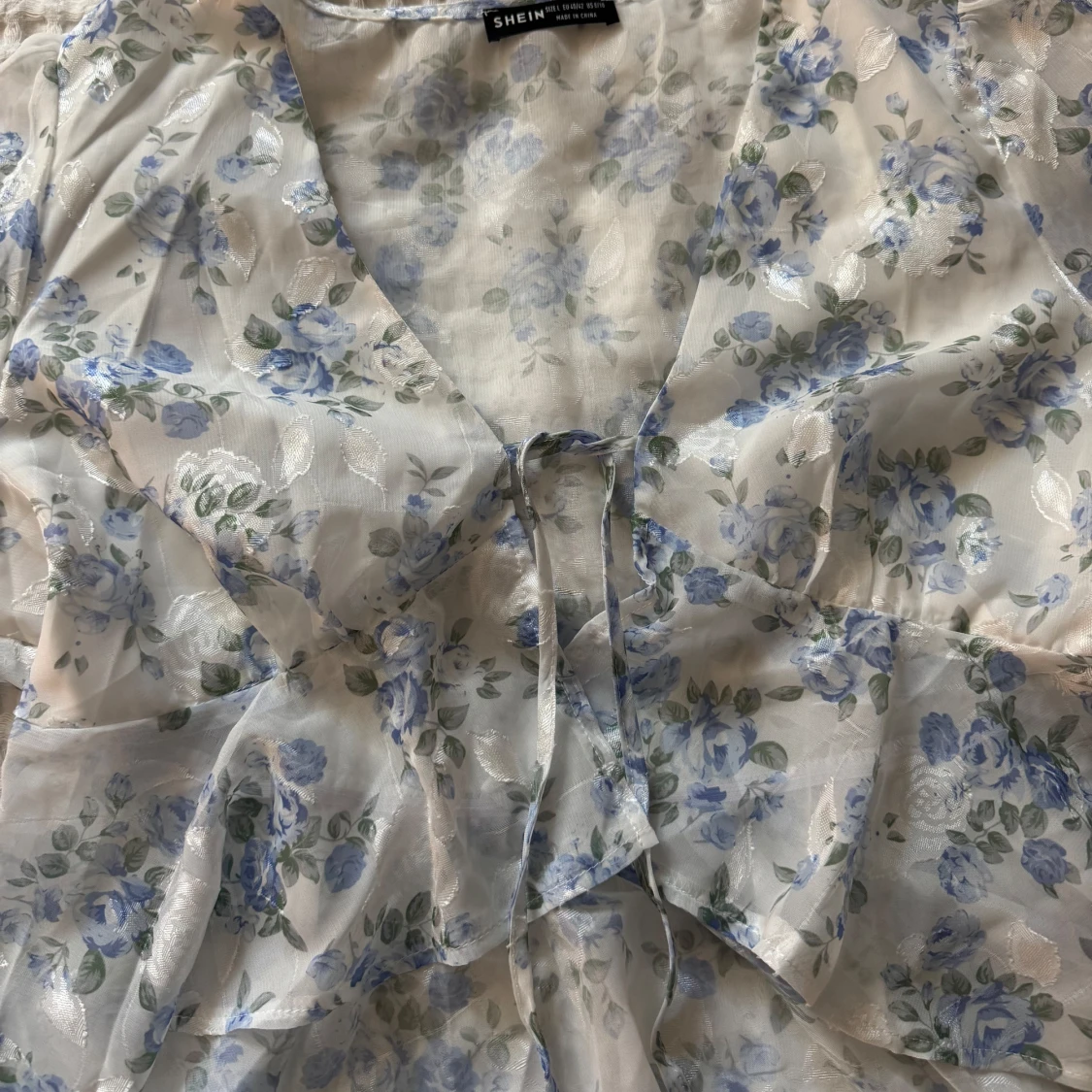 Blommig transparent blus från SHEIN - 3