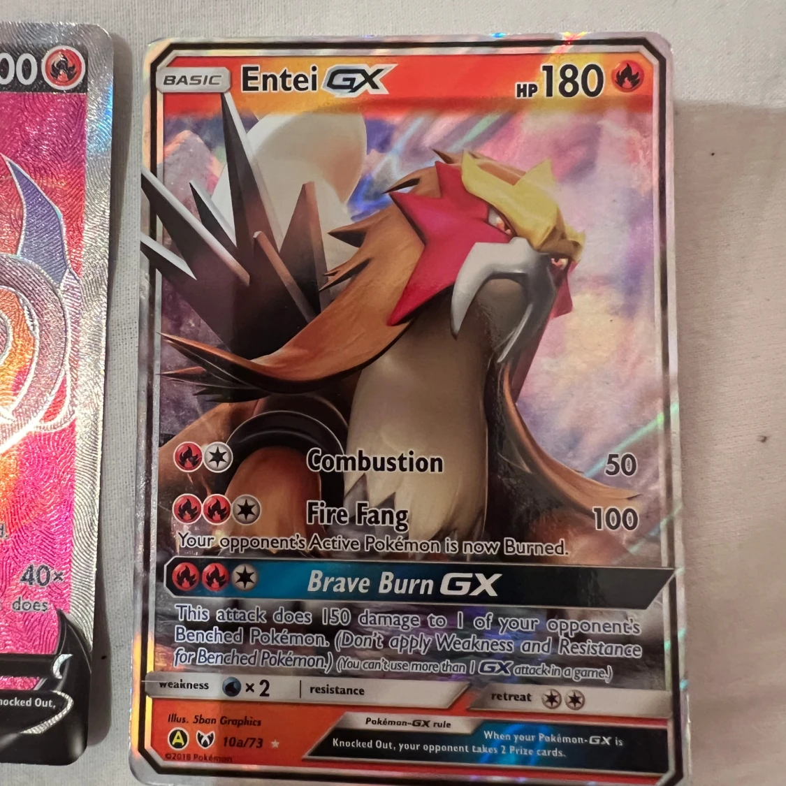  coola Pokémonkort.  Ho-Oh GX, Chandelure V och Entei GX  - 4