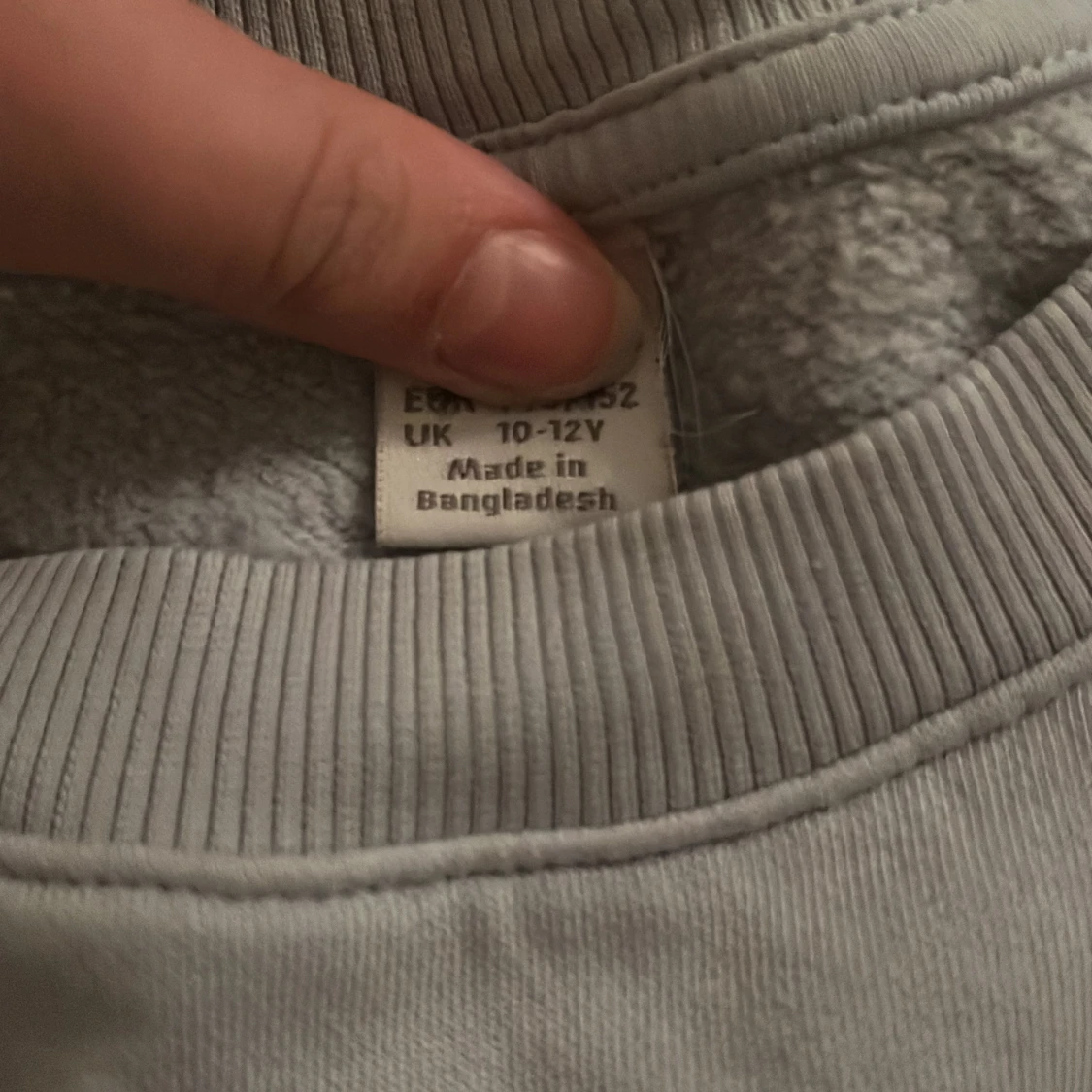 Ljusblå croppad tröja - 3