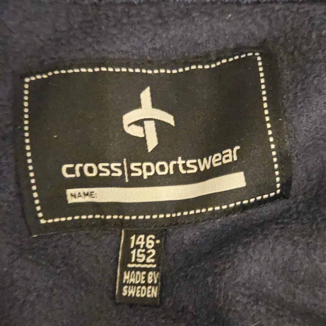 Mörkblå fleecejacka från Cross Sportswear - 3