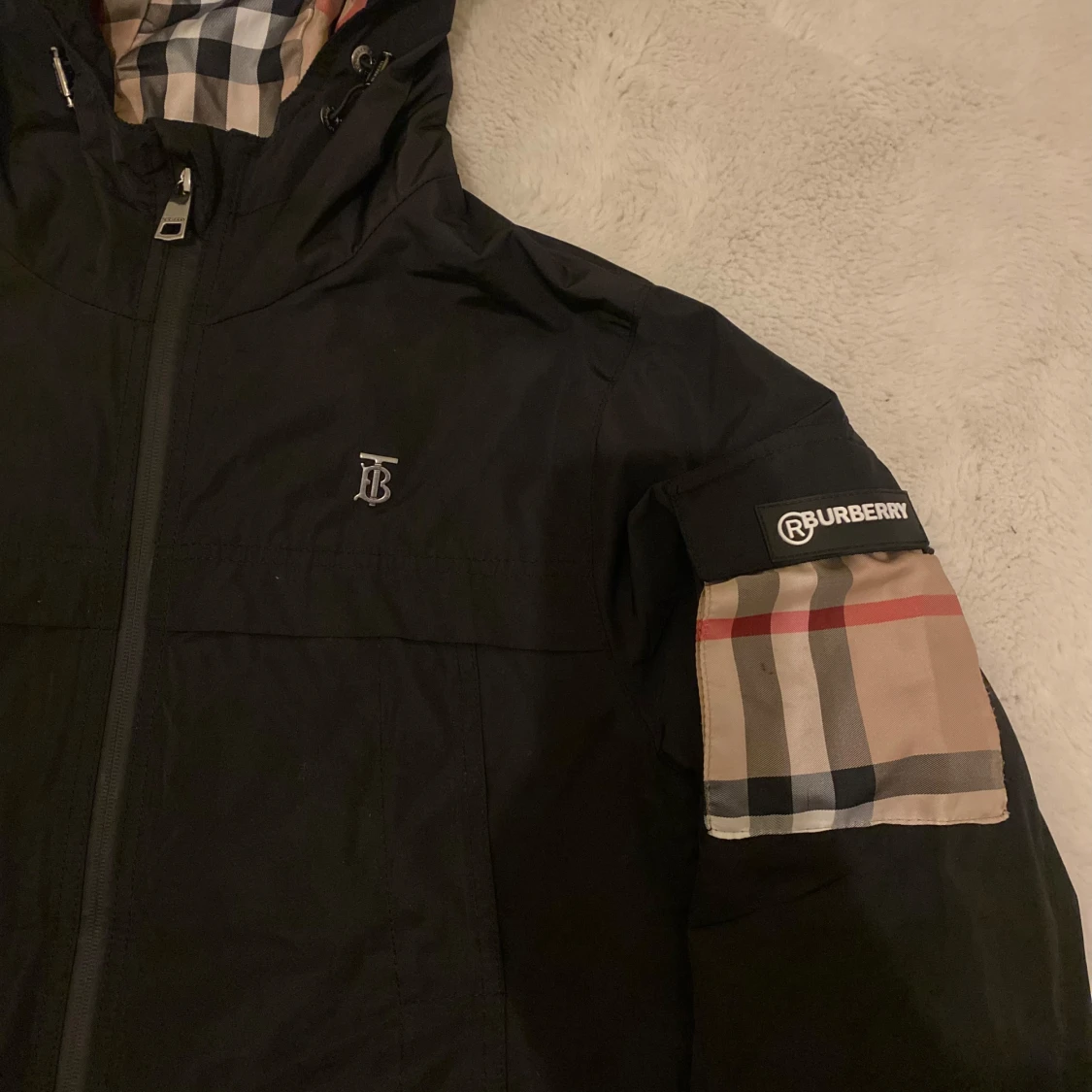 Svart jacka från Burberry windbreker  - 2