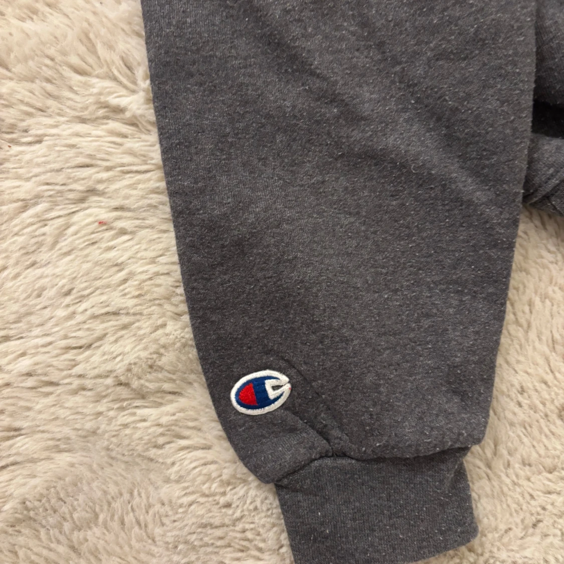 Grå hoodie från Champion - 2