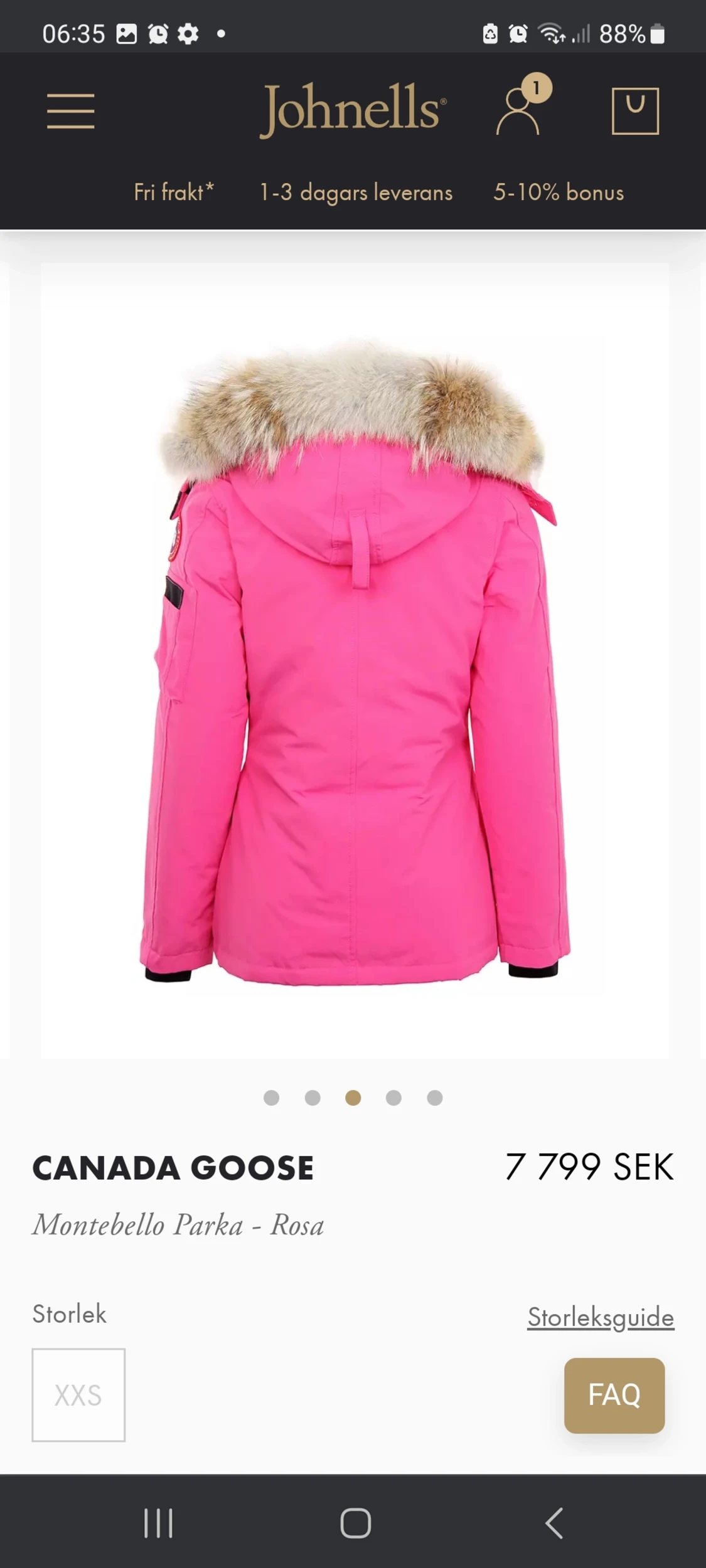 Rosa canada goose storlek m - 90