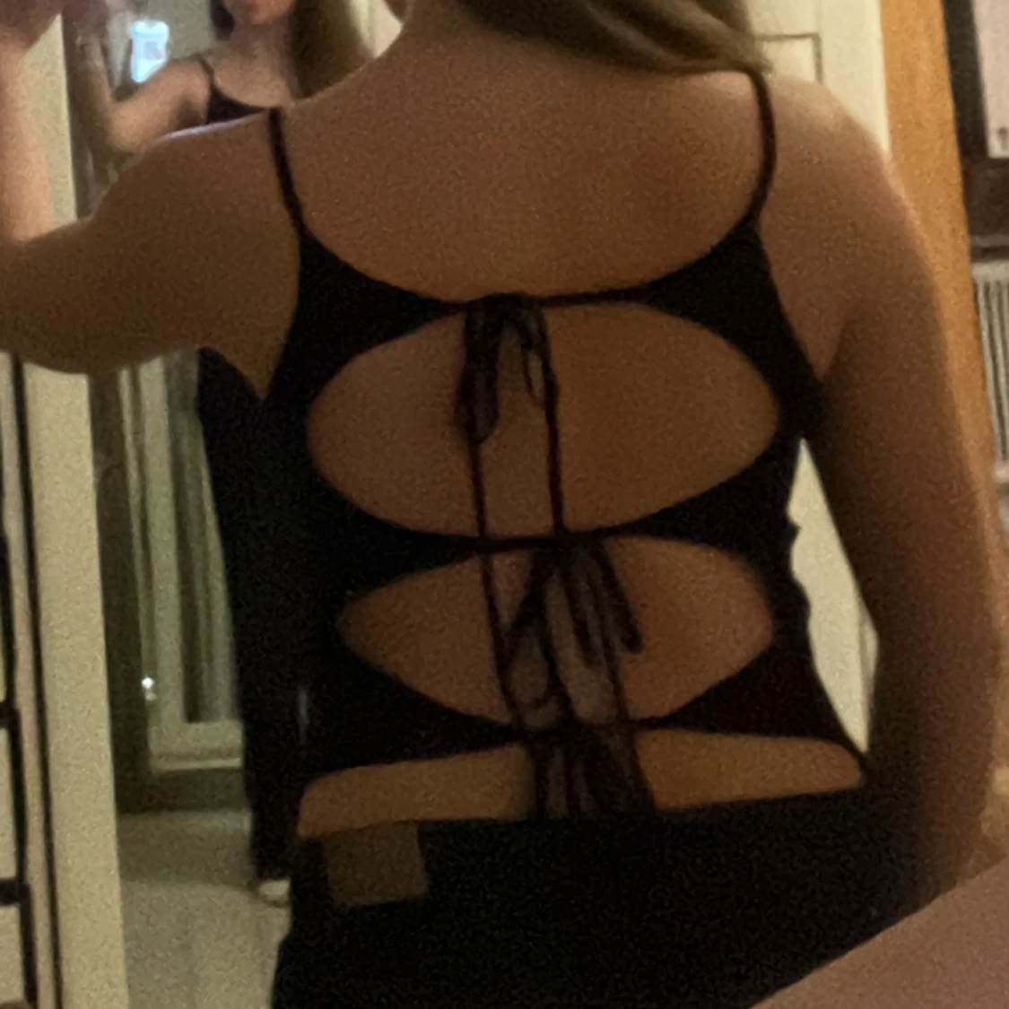 linne med öppenrygg - 90