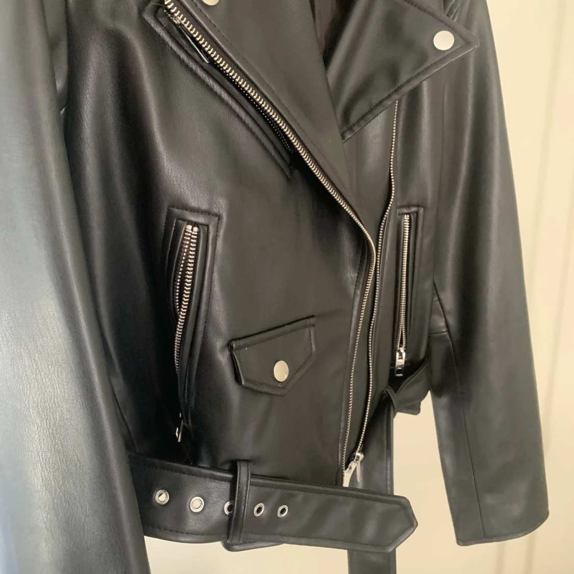 Svart Skinnjacka ZARA - 90