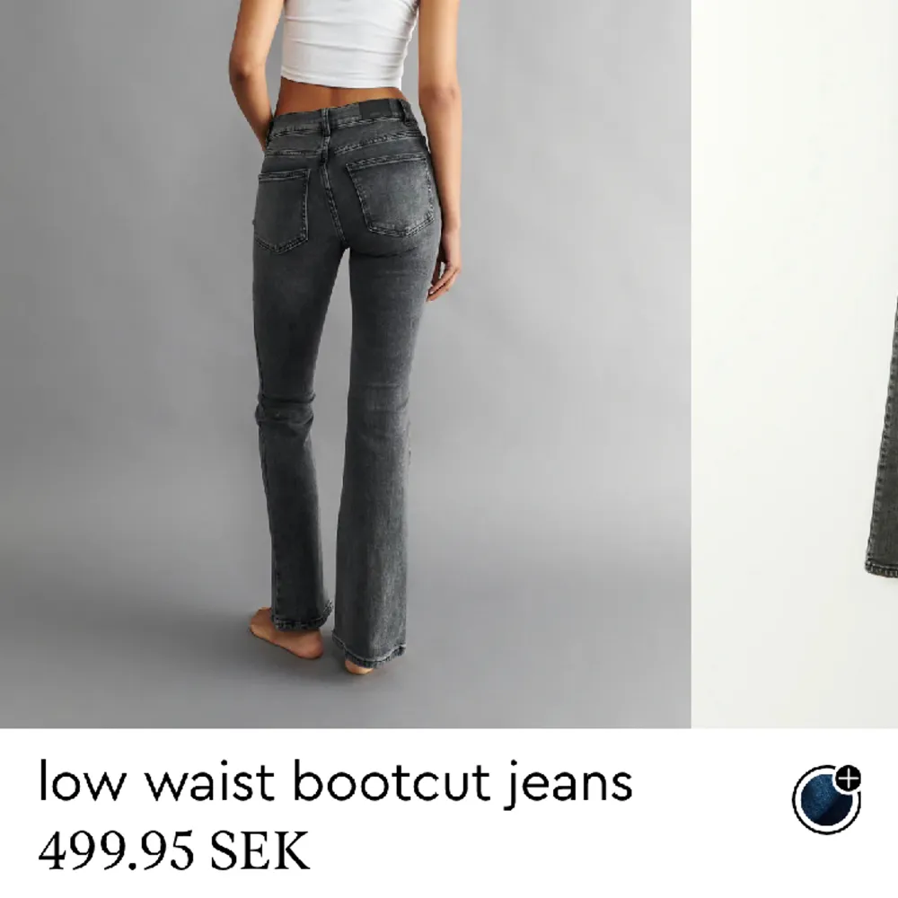 Nästan aldrig använt. Superfina jeans som även har stretch! Jag är 162 för referens :). Jeans & Byxor.