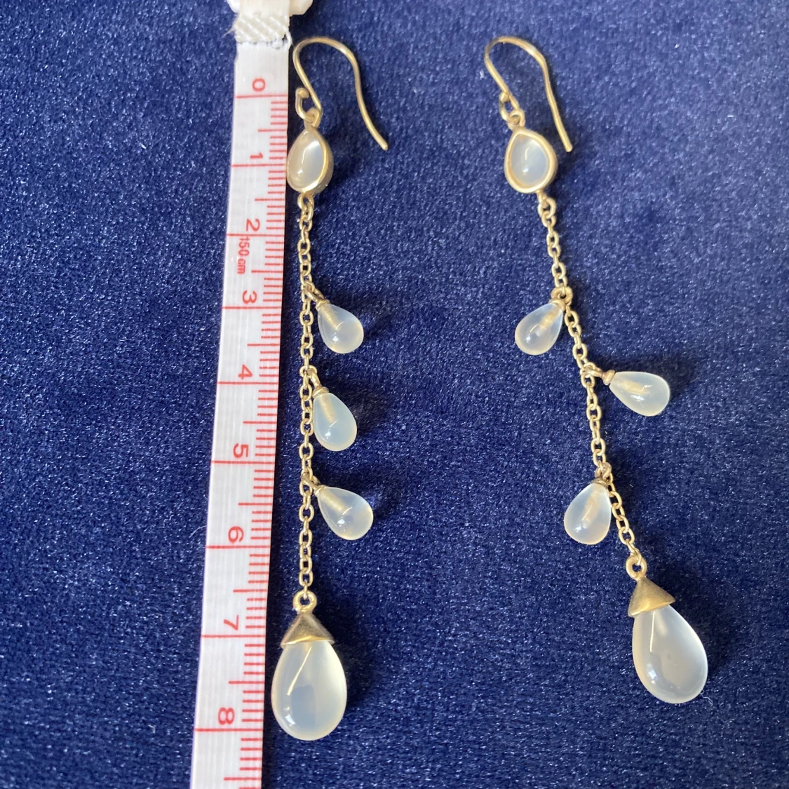 Beautiful silver eardrops - 91