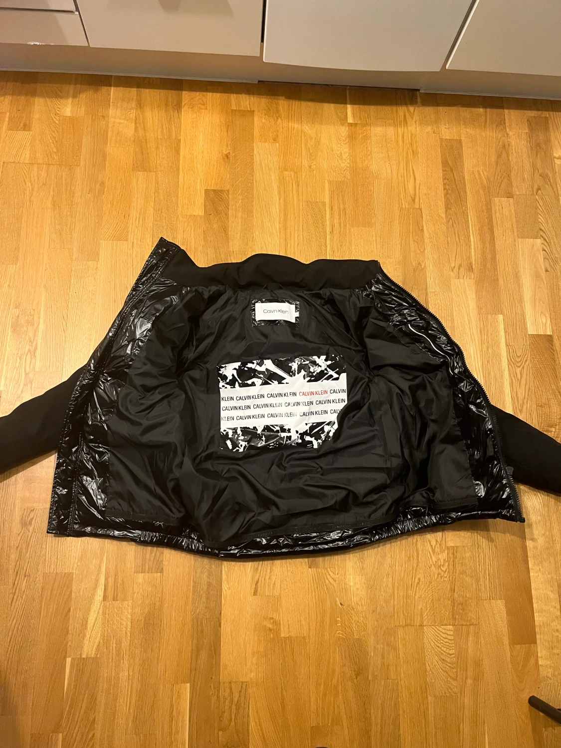 Calvin Klein vinterjacka - shine coat  - 90