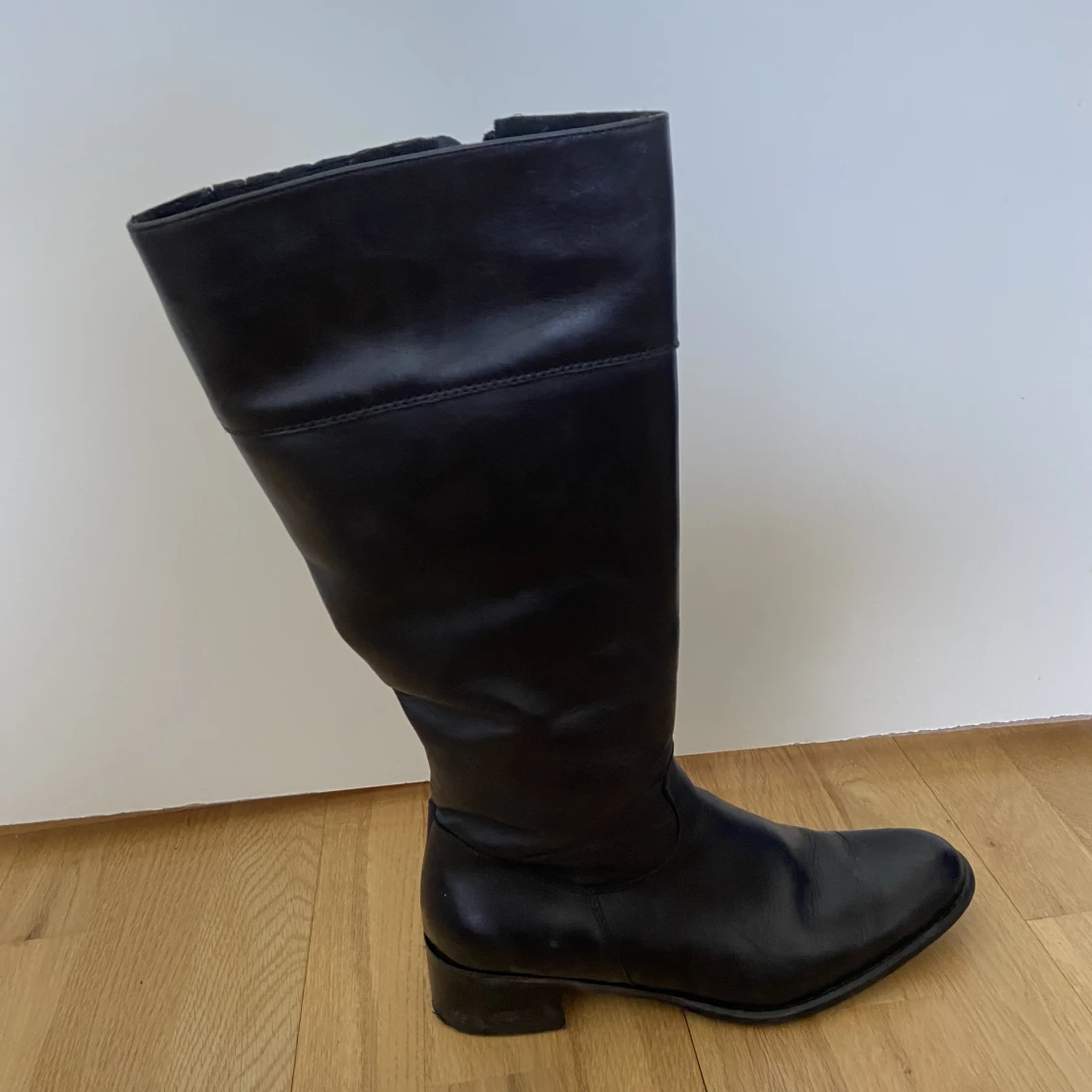 Svarta mid calf boots - 91