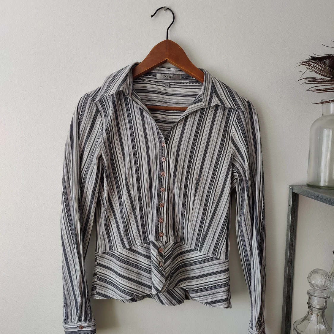 Randig skjorta Vintage  - 90