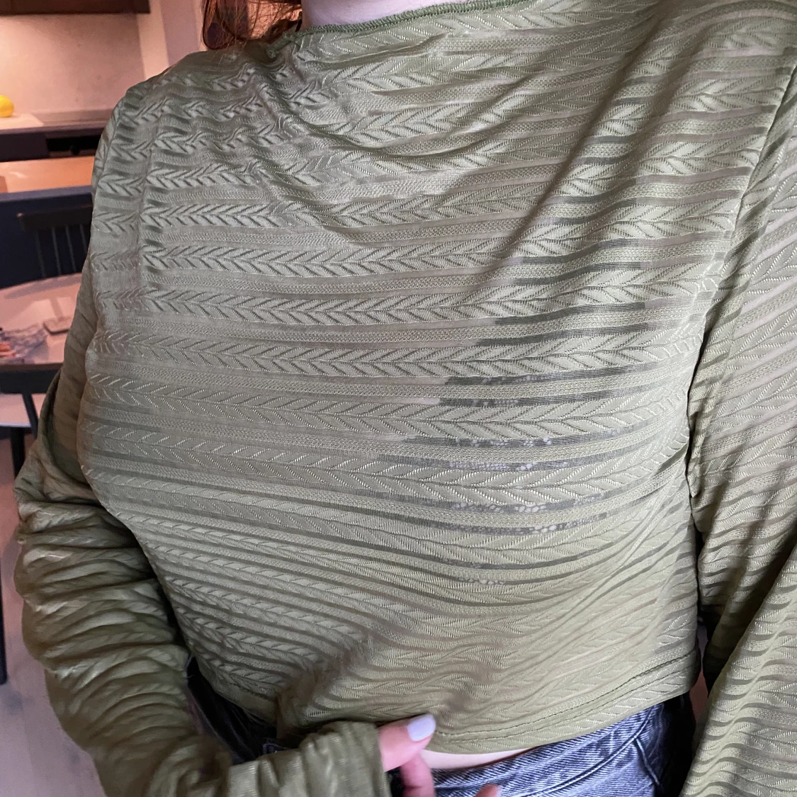 Fin grön topp🧚🏽‍♀️