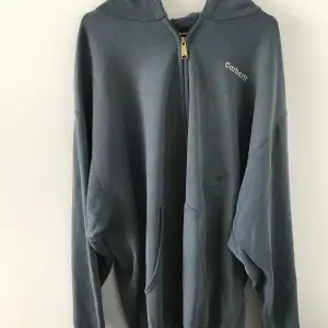 Säljer en Carhartt hoodie i grå, strl XXL. Oversized, har en liten reva på magen men gör den bara snyggare enligt mig.