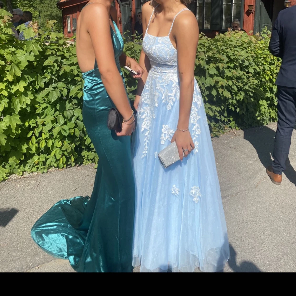 Balklänning ljusblå  - 90