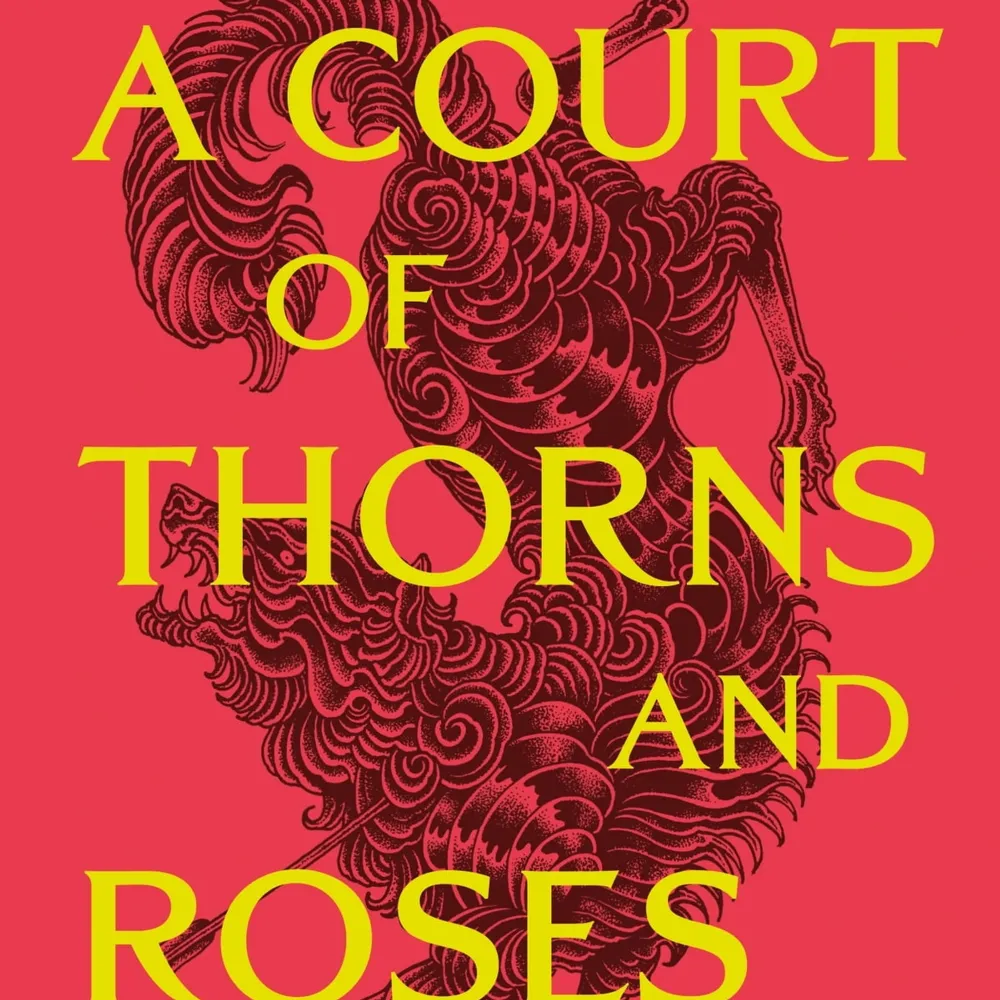 A court of thorns and roses av Sarah j maas på engelska. Lite skrynklig rygg, paperback.. Övrigt.