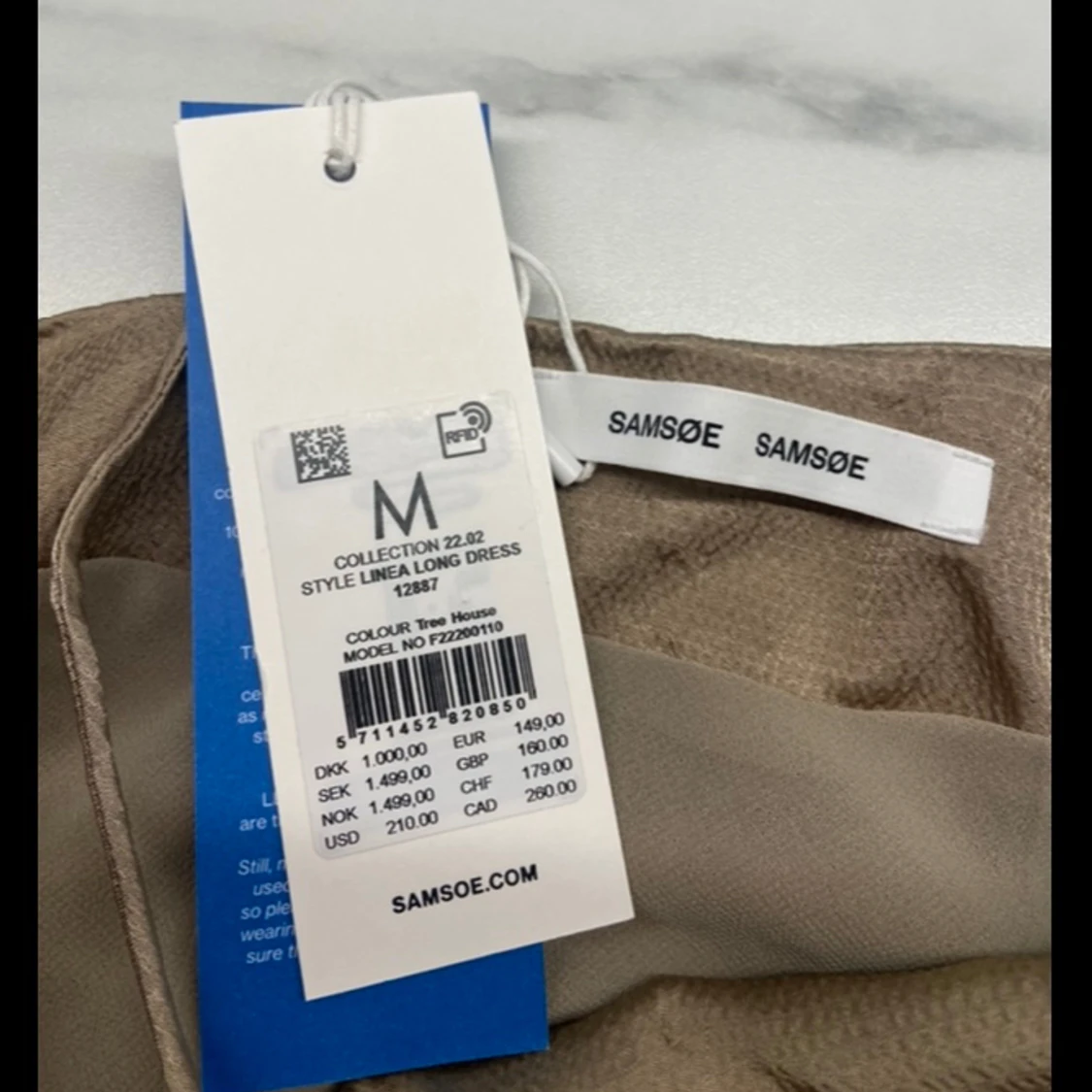 Klänning Samsøe Samsøe champange  - 91