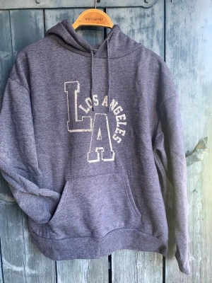 Huvtröja - Jättefin huvtröja som är väldigt lite använd. Lite mer åt det gråblå hållet. 