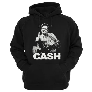 Johnny cash hoodie - Säljer denna helt nya johnny cash hoodien,den är oanvänd och i storlek s,den är i jättes mjukt och skönt material!🌸 den har trycket som är på första bilden på ryggen och det andra på framsidan
