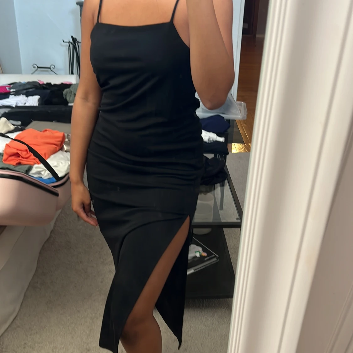 Svart hm klänning - 90