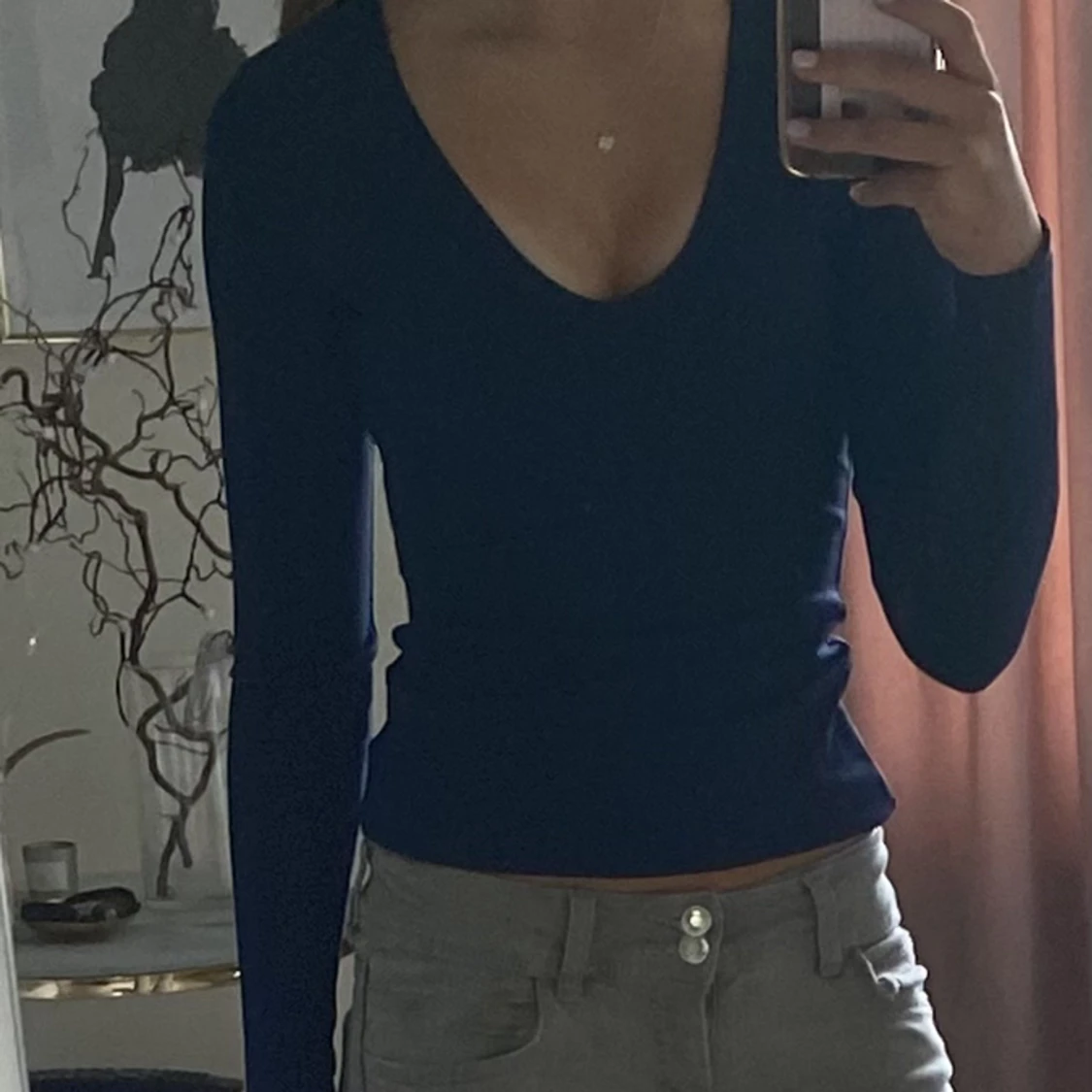 Mörkblå tröja - 91