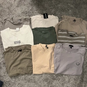 Diverse t shirts från Zara, ASOS, H&M, Collussion & New Look - 1 för 60, 2 för 100 Alla i bra skick
