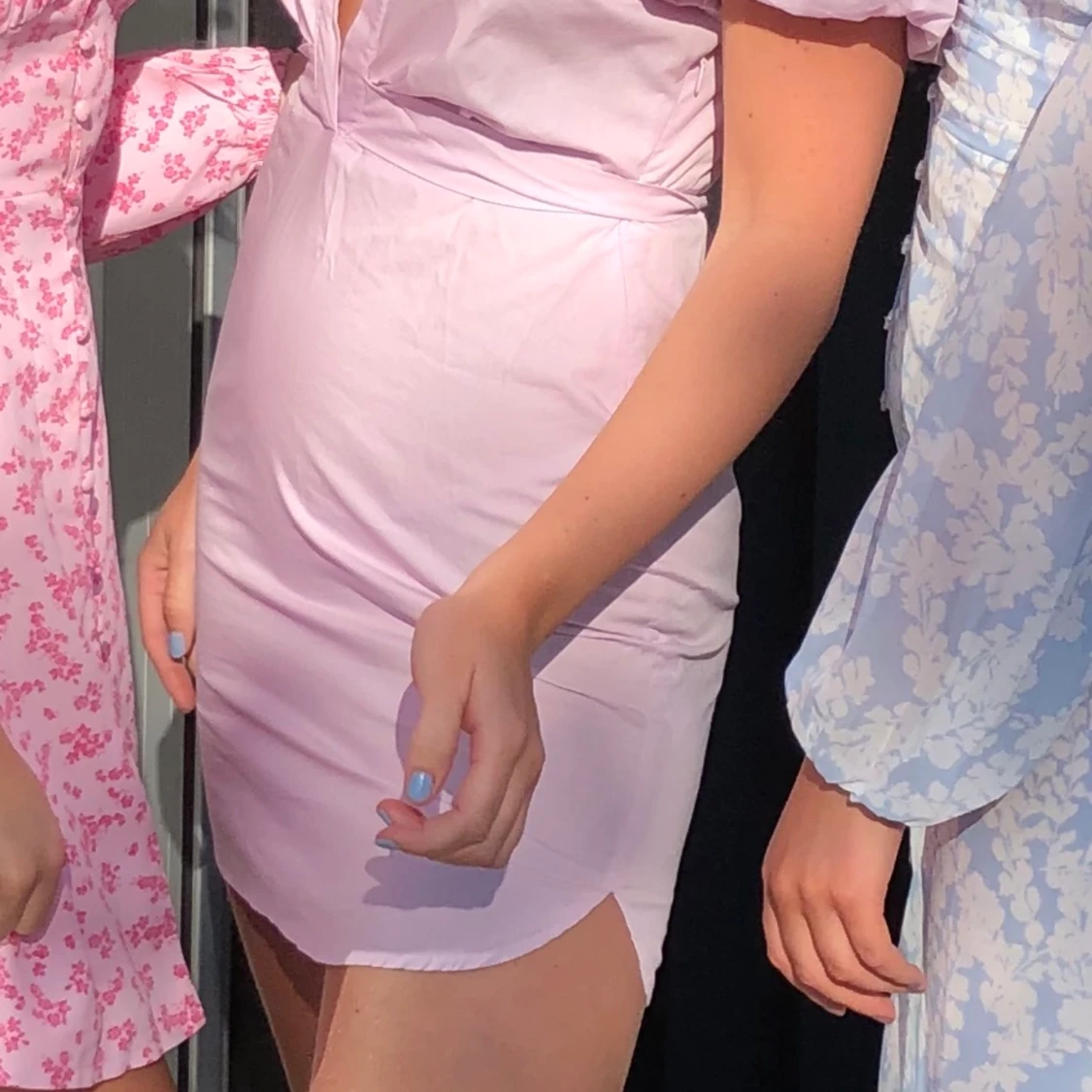 Lila klänning  - 91