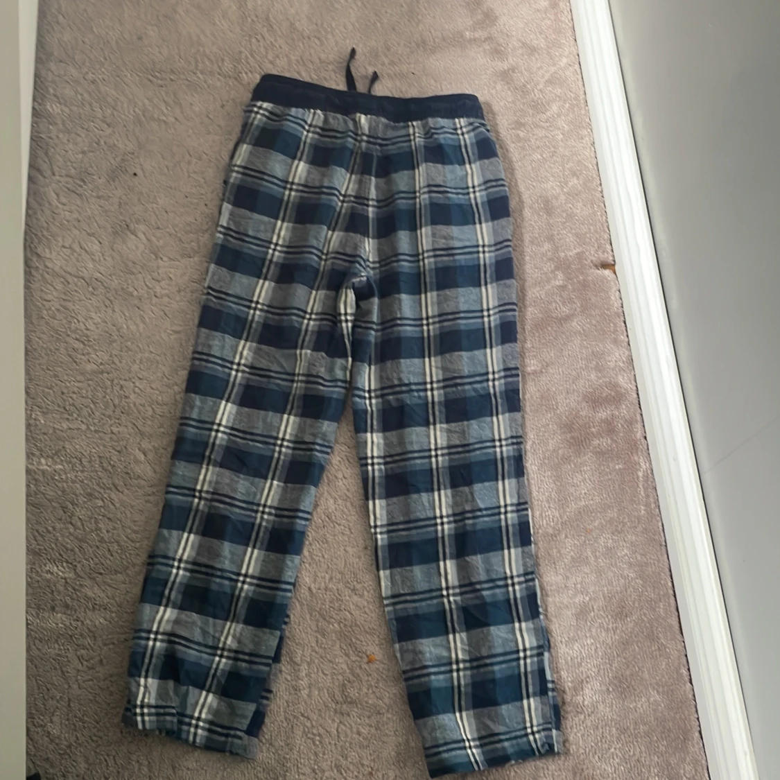 Rutiga pyjamasbyxor - 90