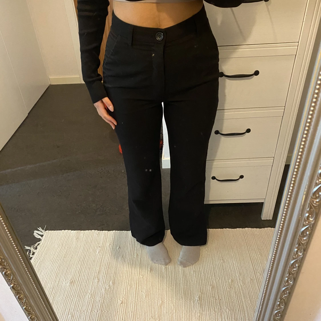 Kostymbyxor med slits