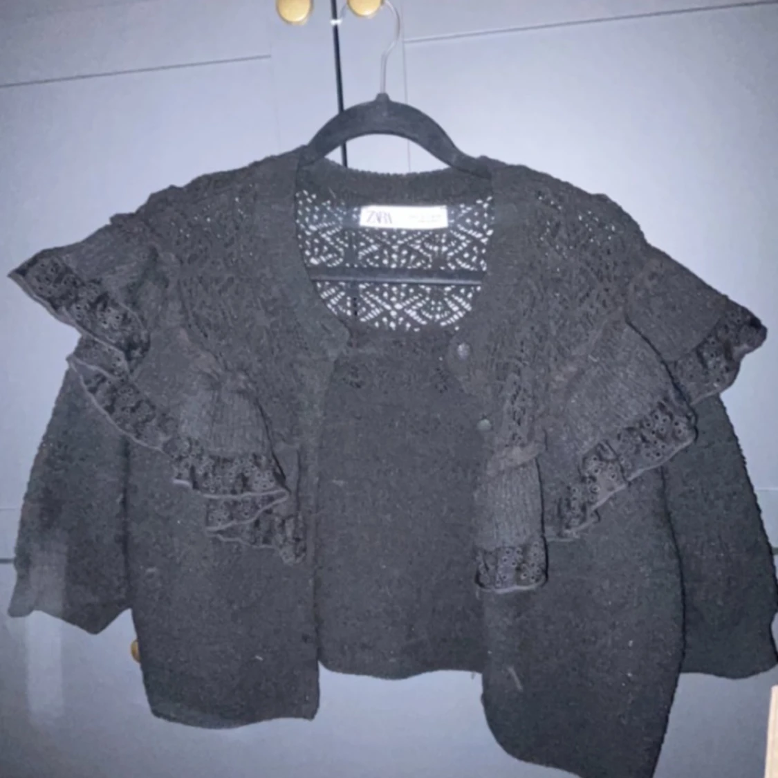 Trekvartsärmad kofta - 90