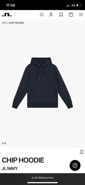 J.Lindeberg hoodie - Marinblå J. Lindeberg hoodie i nyskick. Storleken är XXL, men passar helt klart M! NYPRIS 1600 kr Säljer pga för stor för mig🥰