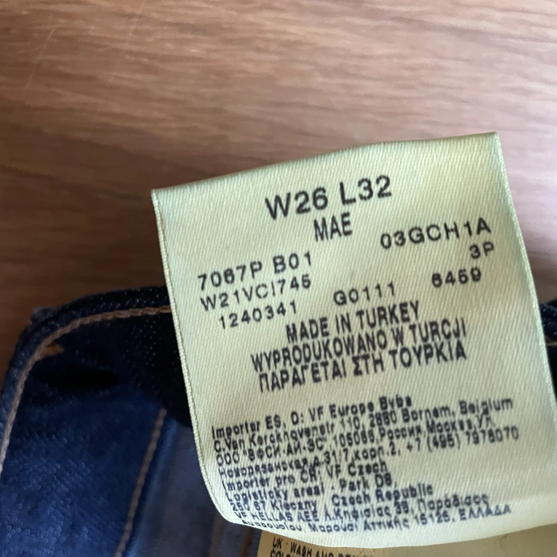 Lågmidjade raka jeans - 91