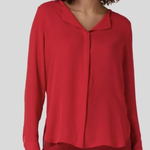 Vila blus XS/S shirt-Röd  - Vila blus , Elegant Röd blus . Använt bara en timme.