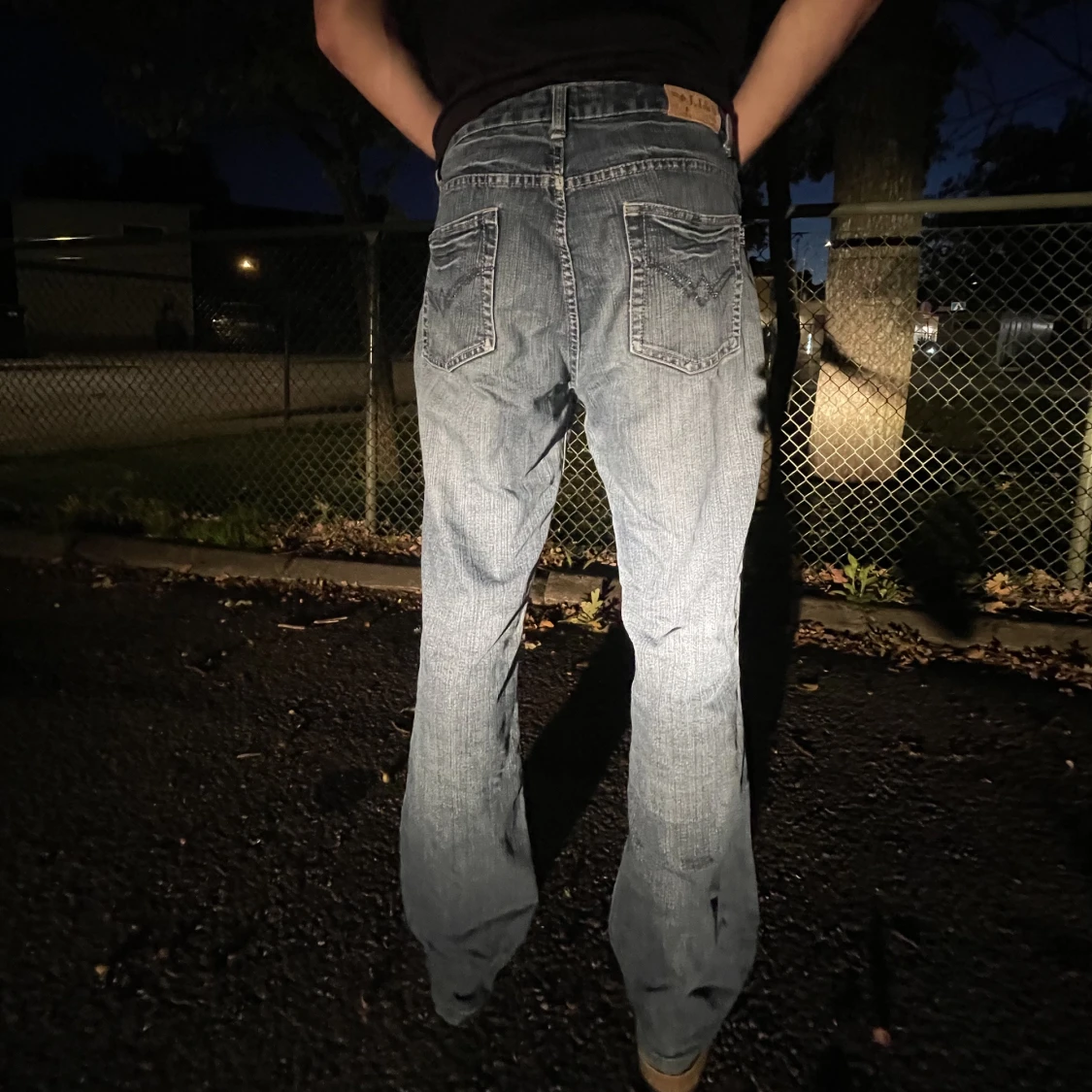 Jeans i storlek  - 90