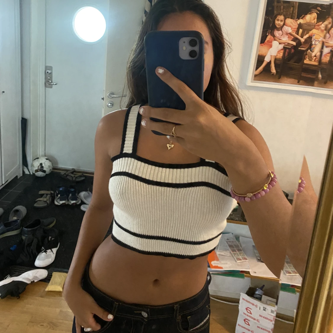 Jätte gulligt linne i super skönt och stretchigt material! - 90