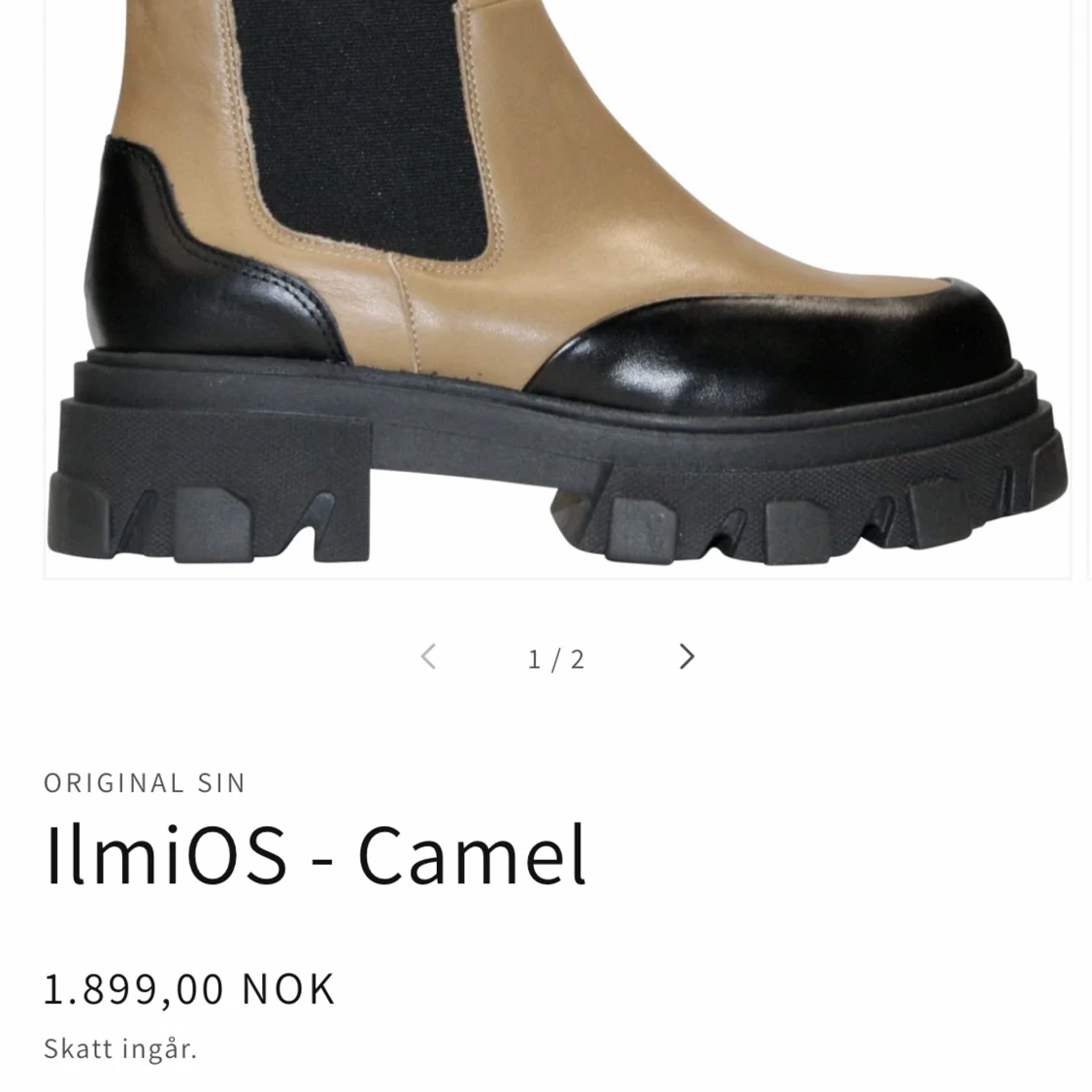 Skinn känga 36 nya - 91