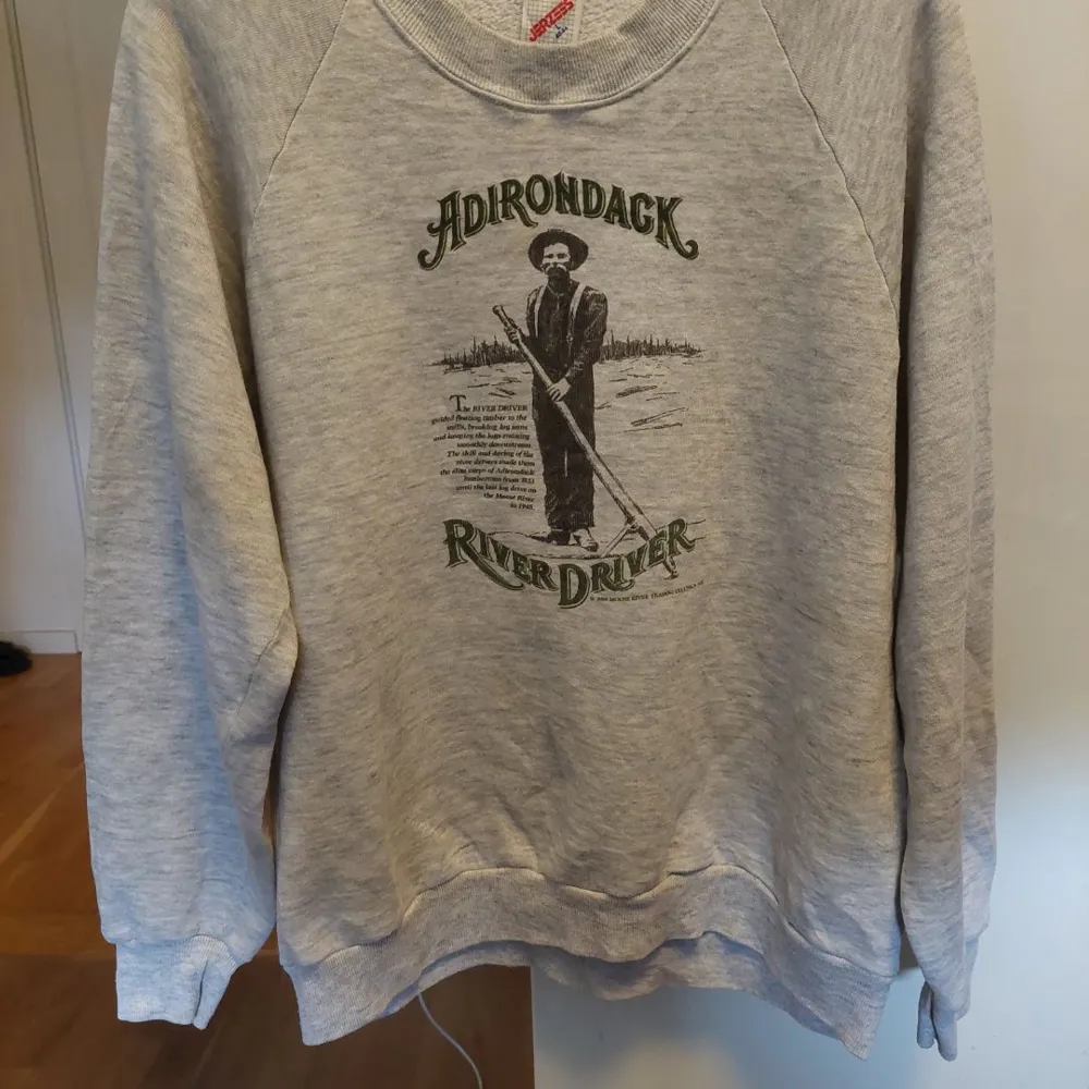 vintage sweatshirt säljs, bra skick Är i storlek L men passar som M. Tröjor & Koftor.