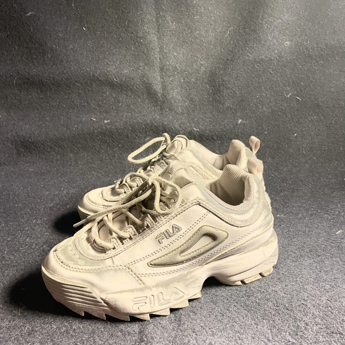 Fila skor silver glitter 