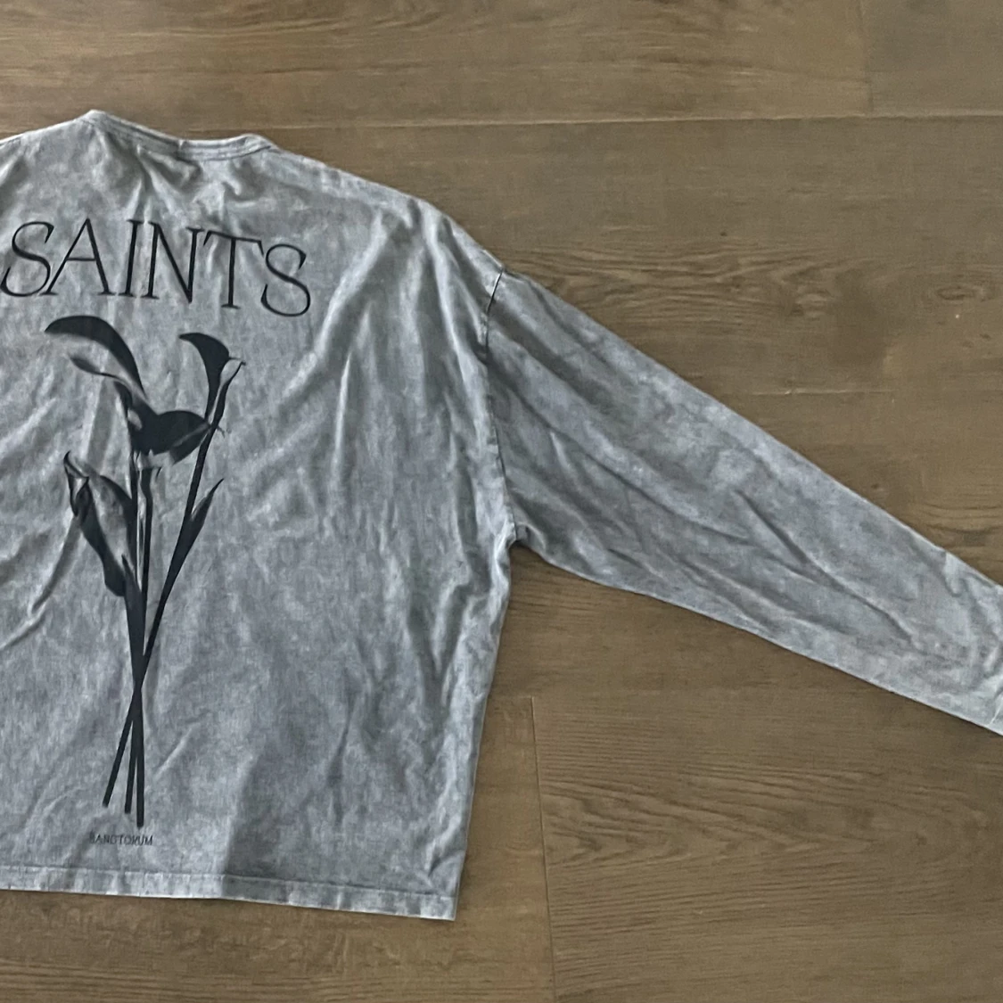 Oversize tröja med tryck  - 90