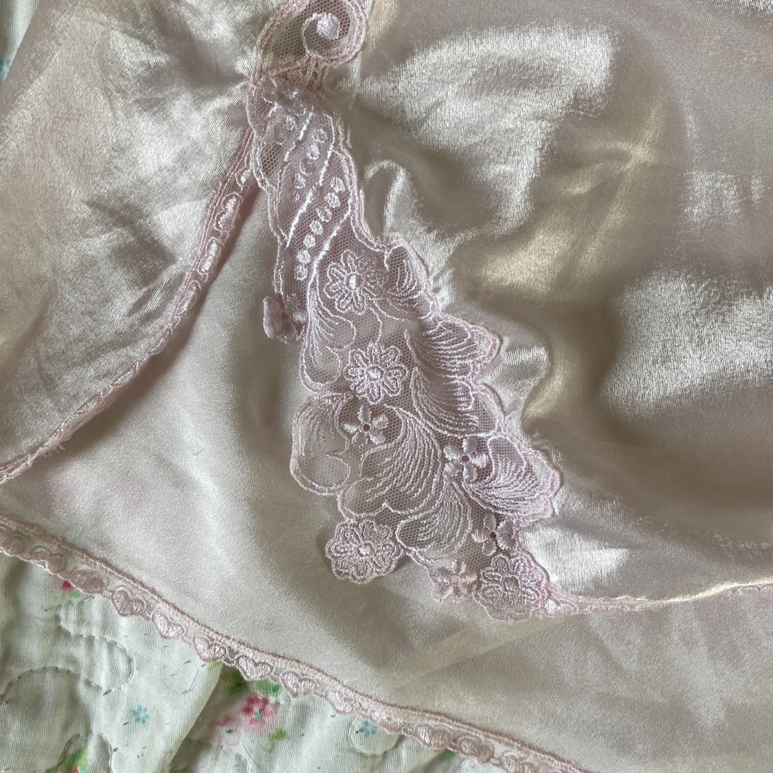 Vintage nattlinne rosa - 91